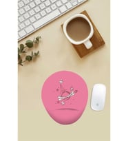 Uzay Desenli Desenli Bilek Destekli Mouse Pad