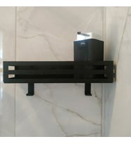 Toren Siyah Metal Lif Askılı Duş İçi  Şampuanlık
