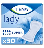 Tena Lady Süper 5 damla Kadın Mesane Pedi 30'lu 1 paket