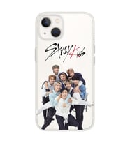 Iphone 14 Plus Uyumlu Stray Kids Tasarımlı Şeffaf Telefon Kılıfı