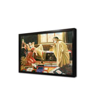 Harem Eğlencesi Çerçeveli Mdf Tablo
