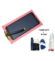 Tkgz Mate 10 Lite Uyumlu Lcd Ekran Dokunmatik SİYAH + B-7000 + Tamir Seti