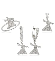 Gümüş Semazen Bayan Set