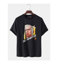 Imparator Fatih Terim Baskılı Siyah Unisex Tshirt