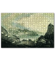 Cakapuzzle Koyda Binalar Yamaçta Koyunlar  Puzzle Yapboz MDF (Ahşap) (120 Parça)