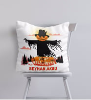 BK Gift Kişiye Özel Happy Halloween Tasarımlı Yastık-7