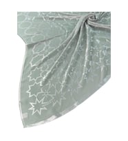 Mısırlı Eşarpları Yıldız Desenli Devore Eşarp (Mint)