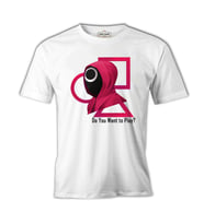 Squid Game - Oyun Beyaz Erkek Tshirt