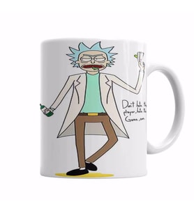 Rick and Morty 04 Kupa Bardak Porselen