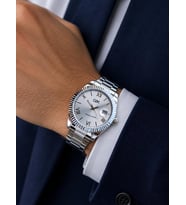 Daniel Klein Damat Ve Takım Elbiseye Özel 2 Yıl Garantili Çelik Kordon Erkek Kol Saati VS.BLKT.0998
