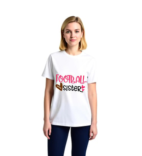 Kadın Futbol Sevgili Retro Baskı Kısa Kollu Günlük Tişört %100 Pamuk Rahat Kesim Modern Şık Konforlu