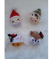 Yılbaşı Süsleri Amigurumi Organik Oyuncak