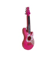 Oyuncak Rock Gitar Metal Telli 45 Cm Pembe