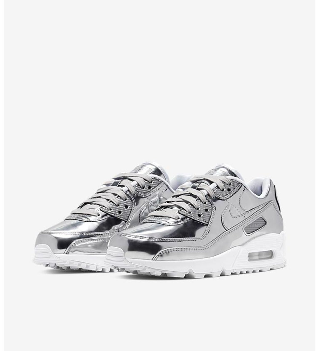 Nike Air Max 90 Metallic Silver CQ6639-001 Erkek Spor Ayakkabısı