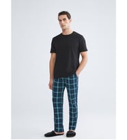 LC WAIKIKI Lacivert Standart Kalıp Ekose Erkek Pijama Alt