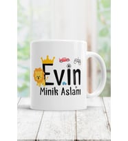 Evin Minik Aslanı Kupa Bardak