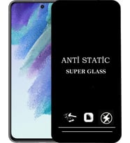 Samsung Galaxy Uyumlu S21 Fe Anti Statik Ekran Koruyucu Toz Tutmayan Kırılmaz Cam