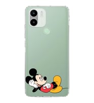 Redmi A1 Plus  Kamera korumalı Kapak Mickey Mouse Tasarımlı  Şeffaf Kılıf