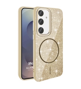 Microsonic Samsung Galaxy S24 FE Kılıf GlamGrip Luxe Gold (Gold)