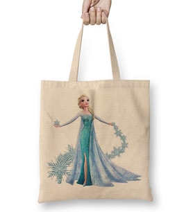 Elsa 2 Bez Çanta Uzun Saplı