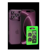 Newface Apple İphone 18 Pro Raze Metal Kamera Lens - Bordo