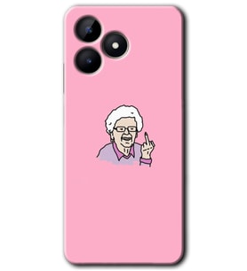 Realme C53 Kılıf HD Desen Baskılı Kılıf - Bad Grandmother