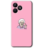 Realme C53 Kılıf HD Desen Baskılı Kılıf - Bad Grandmother