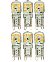 (6 Adet) Osaka 3W Sarı Işık (3000K) Dim Edilebilir G9 Duylu Led Kapsül Ampul