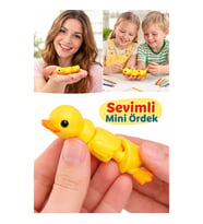 Sevimli Mini Ördek AnahtarlıkHareketli Eklemli Ördek Stres Oyuncağı Çanta & Anahtar Aksesuarı