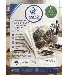 Premium Kraft Kağıt A4 90 gr 100’lü 21x29,7 cm Yazıcı, Baskı ve El İşi Kağıdı