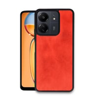 Xiaomi Redmi 13c Kılıf Aras Deri Kapak - Kırmızı