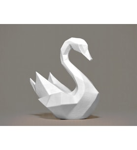 Beyaz Renk Fil Heykeli – Hediyelik Şık Modern Ev Dekoru 13 cm