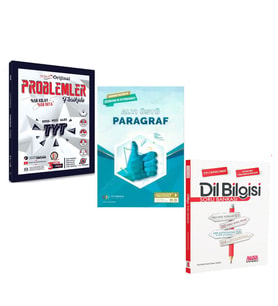 Orijinal Mikro TYT Problemler Fasikülü Antrenman Altı Üstü Paragraf ve AKM Dil Bilgisi Soru Bankası Seti 3 Kitap