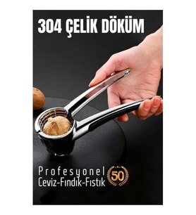 CEYLAN ADAM Fındık ve Ceviz Kırıcı 304 Paslanmaz Çelik