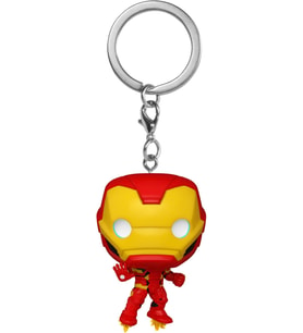 Funko Pop Anahtarlık: Marvel New Classic - Iron Man, Oyuncak Figür (Krem)
