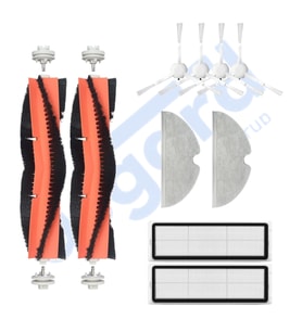 Dreame F9 - Z10 Pro Uyumlu 2 Ana Fırça 4 Yan Fırça 2 Filtre 2 Mop PKT-iasgf0001068