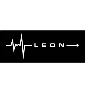 Leon Nabız Kalp atışı sticker 2 adet kelebek cam