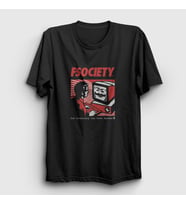 Presmono Unisex Siyah Hacker Mr Robot T-Shirt 402980tt