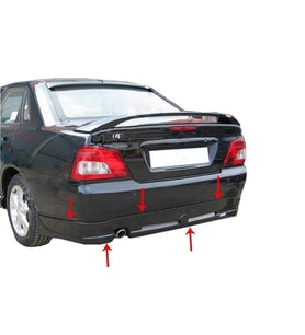 Proton Waja Uyumlu Arka Tampon Altı (Telli) Fiber 2005-2011