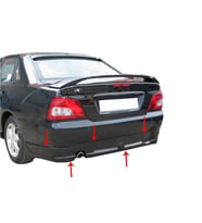 Proton Waja Uyumlu Arka Tampon Altı (Telli) Fiber 2005-2011