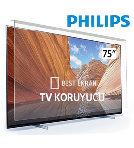 Philips 75MLED810 TV EKRAN KORUYUCU - Philips 75" inç 189 ekran QD Dolby Vision Atmos Titan OS 75MLED810/12