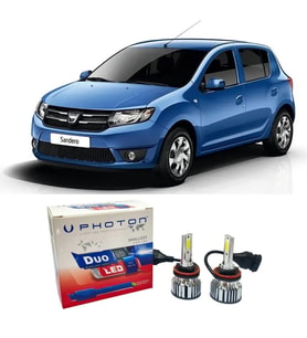 Dacia Sandero Led Xenon Sis Far Ampulü H11 Duo Yeni Seri Beyaz 2007-2016