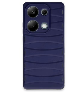 Redmi Note 13 Pro 4G Kılıf Bibercas Silikon Kapak - Lacivert