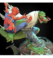 SPİDERMAN VS LİZARD DEV BOYUT 3D FİGÜR