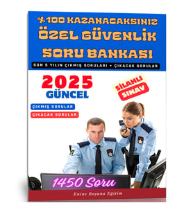 Özel Güvenlik Sınavı Çıkacak Sorular (Silahlı)