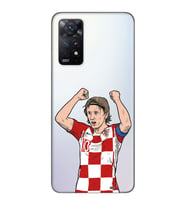 Redmi Note 11S - Note 11 Uyumlu Luka Modric Tasarımlı Şeffaf Telefon Kılıfı