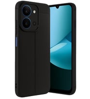 Xiaomi Redmi 15C 4G Kılıf Deri Tarzı Niss Silikon Case Kapak (5G YURTDIŞICİHAZA (Siyah)