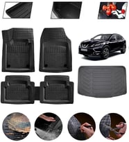 Nissan Qashqai 2013-2021 Visia Uyumlu Paspas Araca Özel Bagaj Havuzu MBS Siyah