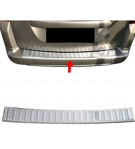 Citroen Berlingo Krom Arka Tampon Üzeri Koruma 2008-2018 P.Çelik