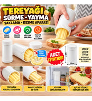 Mey İthalat® Tereyağı Sürme, Yayma, Saklama, Kesme Aparatı, Tereyağlık